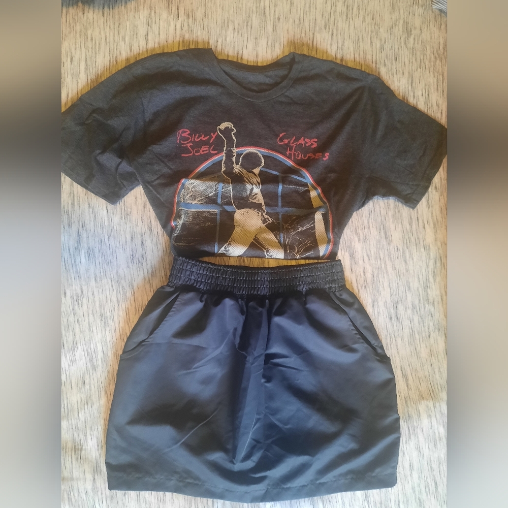 American Apparel Gun Metal Grey Mini Skirt
